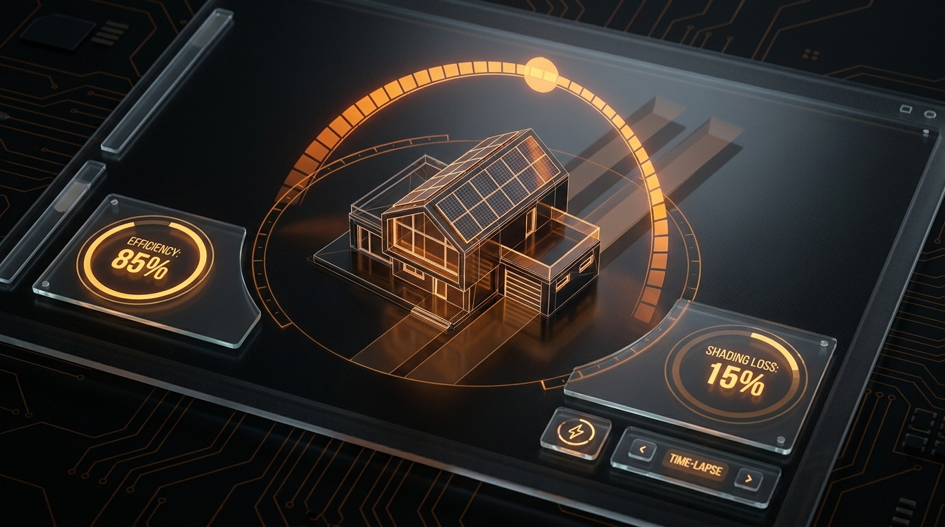 GeoSolarys — Simulação 3D de Sombreamento Solar